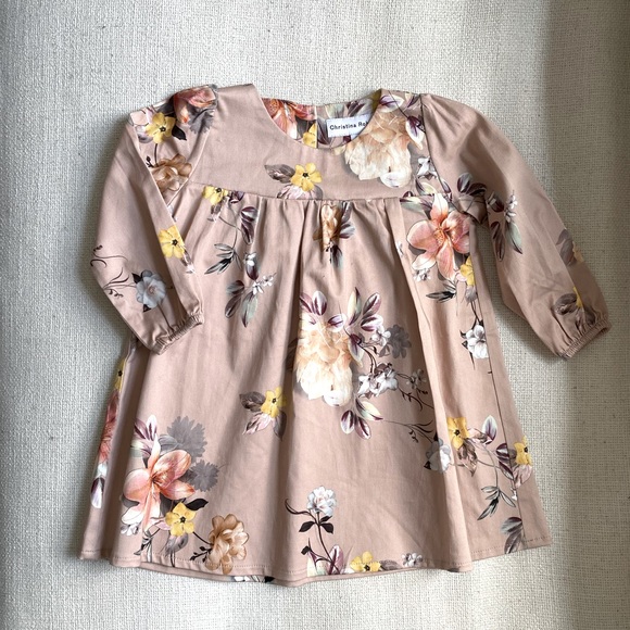 Christina Rhode floral dress, sz 1 - Picture 1 of 4
